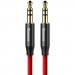 Baseus Кабель мультимедійний Jack 3.5mm Yiven M30 M/M 1m red-black Baseus (CAM30-B91)
