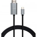 Vinga Кабель мультимедійний USB-C to HDMI 1.5m v1.4 4K30Hz Vinga (VCPVCCH1415)