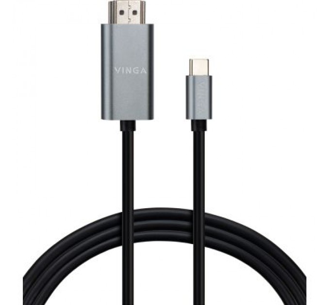 Vinga Кабель мультимедійний USB-C to HDMI 1.5m v1.4 4K30Hz Vinga (VCPVCCH1415)