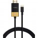 Vinga Кабель мультимедійний USB-C to HDMI 1.5m v2.1 8K60Hz Gold plated Vinga (VCPVCCH2115)