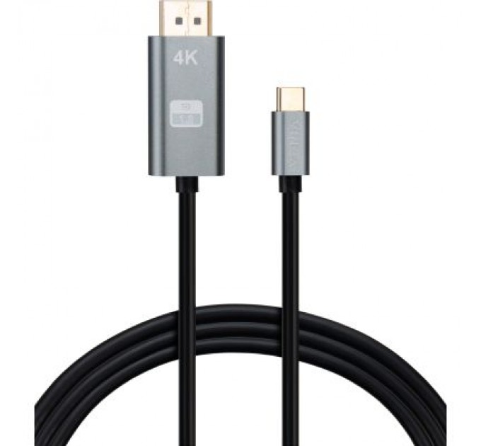 Vinga Кабель мультимедійний USB-C to DisplayPort 1.5m v1.2 4K60Hz Vinga (VCPVCCD1215)