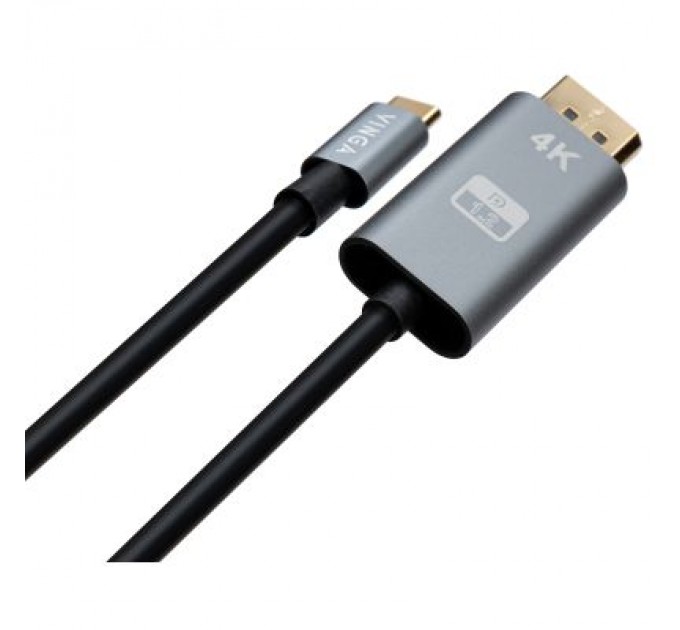 Vinga Кабель мультимедійний USB-C to DisplayPort 1.5m v1.2 4K60Hz Vinga (VCPVCCD1215)