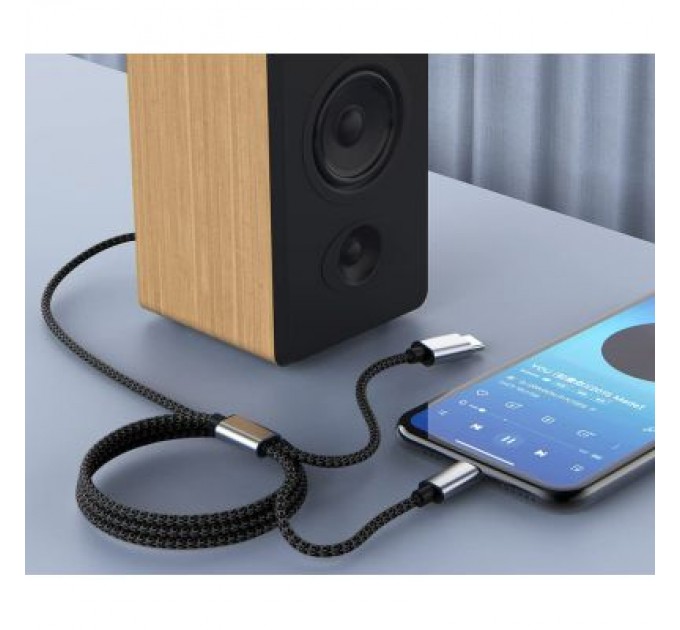 XoKo Кабель мультимедійний MH-232 AUX 3.5mm - USB Type-C - Lightning XoKo (XK-MH-232)