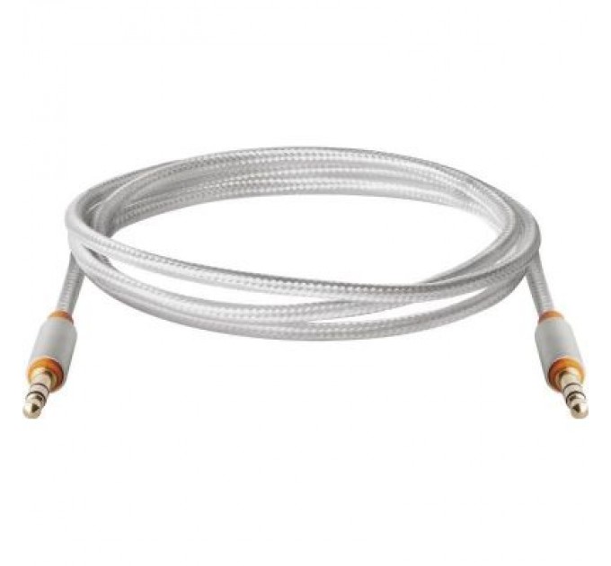 Defender Кабель мультимедійний AUX Audio 3.5mm M/M 1.2m JACK01-03 white Defender (87513)