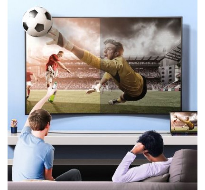 Choetech Кабель мультимедійний USB 3.1 Type-C to DisplayPort 1.8m V1.4 Thunderbolt 3 4K60Hz PVC Choetech (XCP-1803)