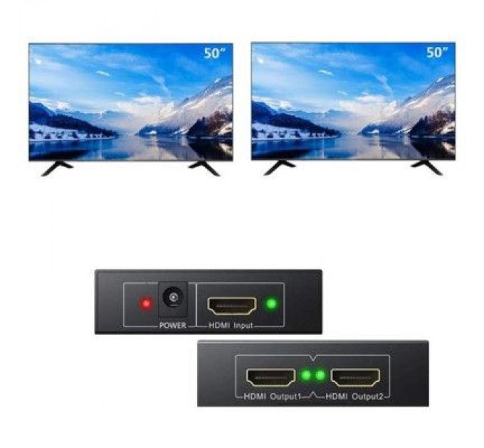 Dynamode Розгалужувач Dynamode HDMI Splitter 1x2