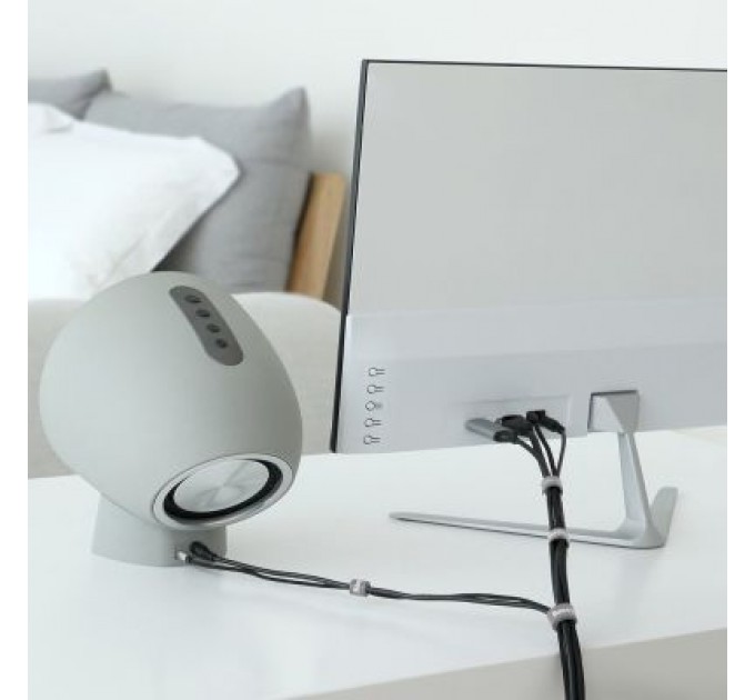 Baseus Набір для кріплення стрічка-липучка, 1m, gray Baseus (ACMGT-E0G)