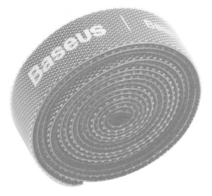 Baseus Набір для кріплення стрічка-липучка, 1m, gray Baseus (ACMGT-E0G)