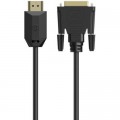 HP Кабель мультимедійний HDMI to DVI 3.0m 24M 4K60HZ HP (DHC-HD05-03M)