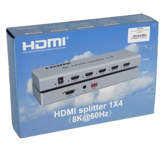 PowerPlant Розгалужувач PowerPlant HDMI 8K 1x4 (CA914203)