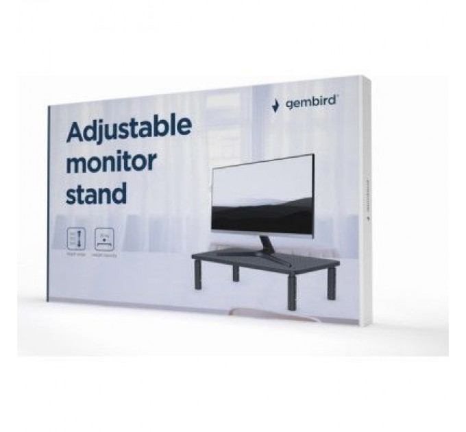 Gembird Підставка до монітора Gembird прямокутний, метал (MS-TABLE-01)