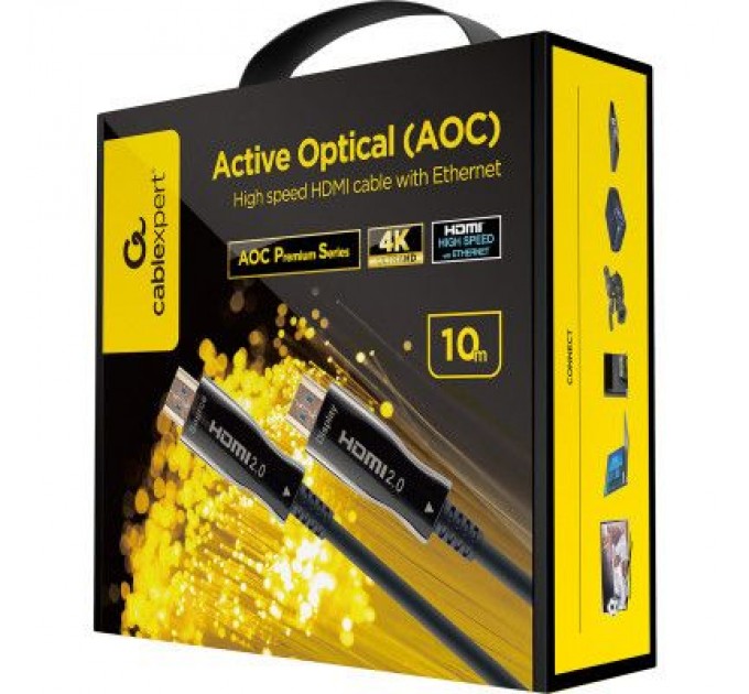 Cablexpert Кабель мультимедійний HDMI to HDMI 15.0m AOC V2.0 4К60Hz Cablexpert (CCBP-HDMI-AOC-15M)