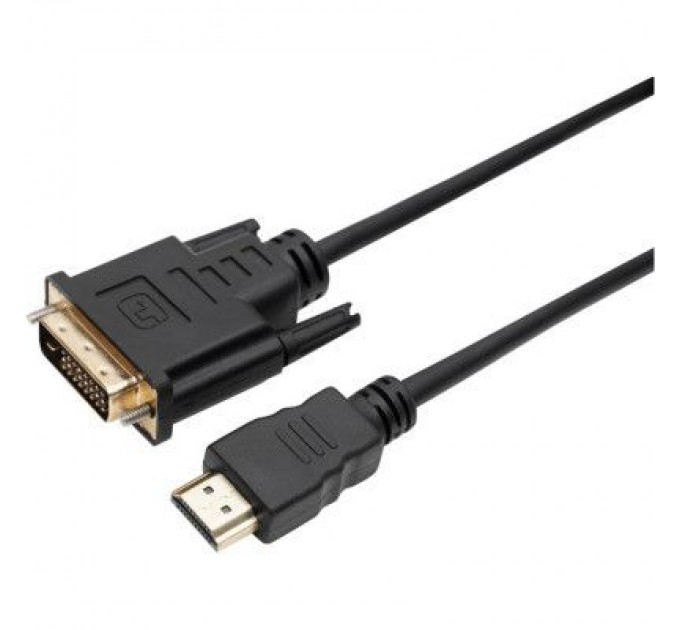 Dynamode Кабель мультимедійний HDMI to DVI 24+1 1.8m Dynamode (DM-CL-HDMI-DVI-1.8M)