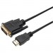 Dynamode Кабель мультимедійний HDMI to DVI 24+1 1.8m Dynamode (DM-CL-HDMI-DVI-1.8M)