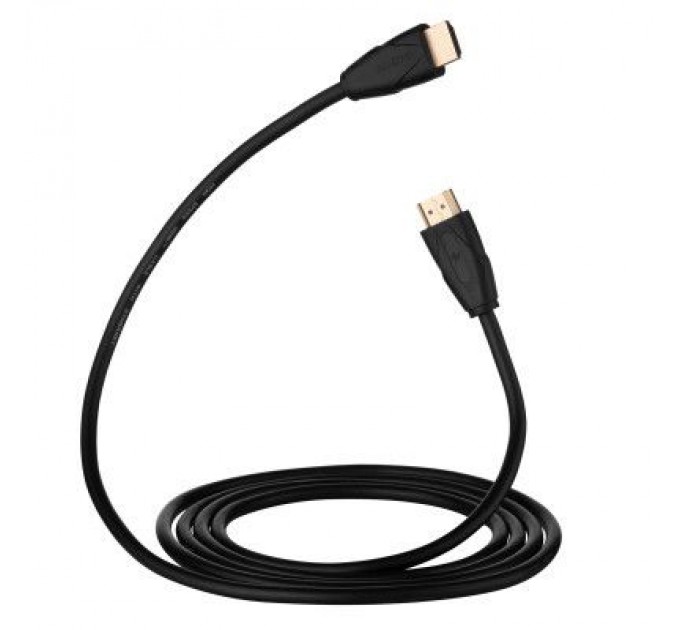 2E Кабель мультимедійний HDMI to HDMI 2.0m v2.0 Slim High Speed Aluminum 2E (2EW-1082-2M)