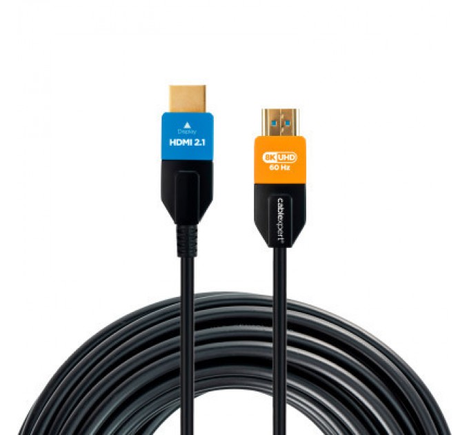 Cablexpert Кабель мультимедійний HDMI to HDMI 30.0m V.2.1 8K 60Hz/4K 120Hz Optic (AOC) Cablexpert (CC-HDMI8K-AOC-30M)