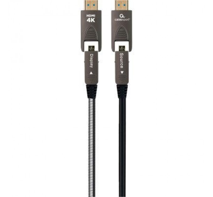 Cablexpert Кабель мультимедійний HDMI to HDMI A/D to A/D 10.0m V.2.0 4K 60Hz Optic (AOC) Cablexpert (CCAP-HDMIDD-AOC-10M)
