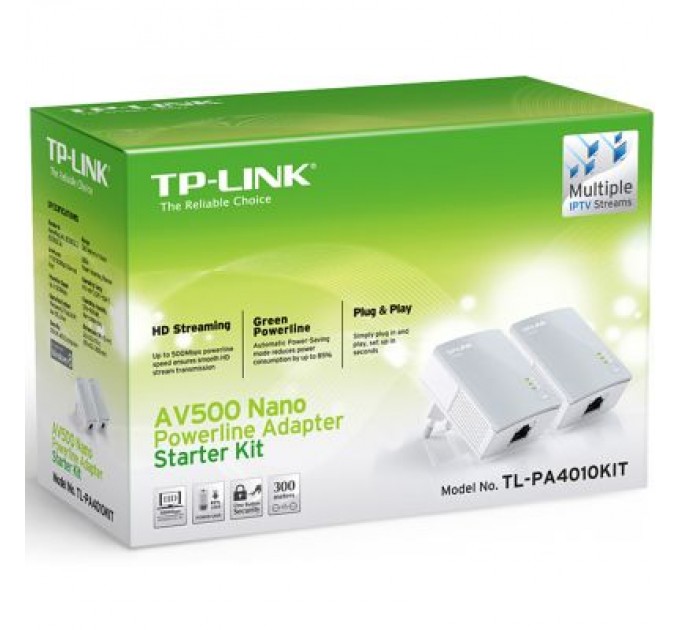 TP-Link Адаптер Powerline TP-Link TL-PA4010 KIT