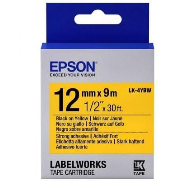 Epson Стрічка для принтера етикеток Epson LK4YBW9 (C53S654014)