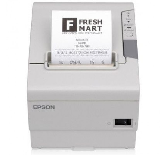 Epson Принтер чеків Epson TM-T88VI USB+Serial+Ethernet Black+Buzzer (C31CE94112)