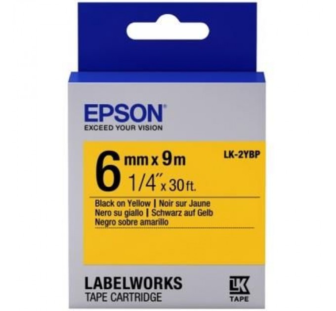 Epson Стрічка для принтера етикеток Epson LK2YBP (C53S652002)
