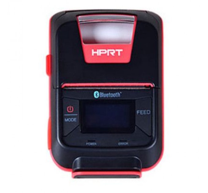 HPRT Принтер чеків HPRT HM-E200 мобільний, Bluetooth, USB, червоний+чорний (14657)