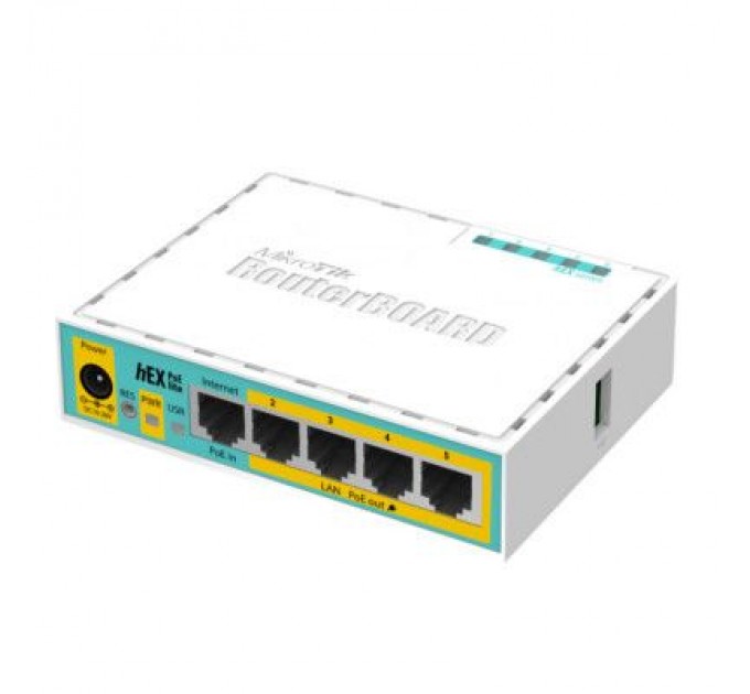 Mikrotik Маршрутизатор Mikrotik hEX PoE lite (RB750UPr2)