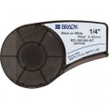 Brady Стрічка для принтера етикеток Brady M21-250-595-WT, vinyl, 6.35mm/6.4m. Black on White (M21-250-595-WT)