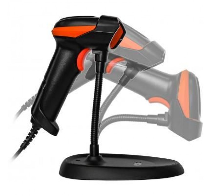 ІКС Сканер штрих-коду ІКС ІКС-3209 2D, USB, stand, black (ІКС-3209-2D-USB)