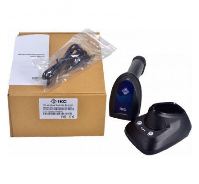 ІКС Сканер штрих-коду ІКС 5208RC/2D wireless USB with cradle, Bluetooth black (ІКС-5208RC-BT-2D-USB- CR)