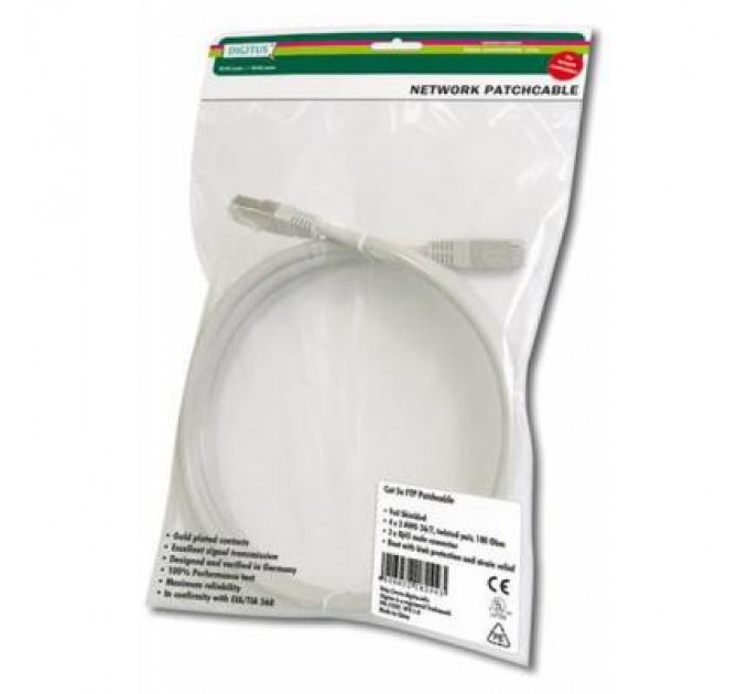 Assmann Патч-корд 5м CAT 6a S-FTP AWG 26/7 Digitus (DK-1644-A-050)
