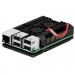 Raspberry Pi Додаткове обладнання до промислового ПК Raspberry Pi радіатор для 4B алюмінієвий з 2 кулерами (RA503)