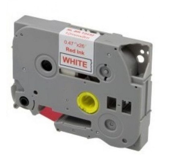 UKRMARK Стрічка для принтера етикеток UKRMARK RL-B-S-T232P-RE/WT, аналог TZES232. підвищеної адгезії 12 мм (900233)