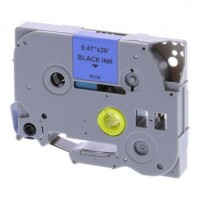 Стрічка для принтера етикеток UKRMARK RL-B-S-T531P-BK/BL, аналог TZES531. підвищеної адгезії 12 мм (900235)