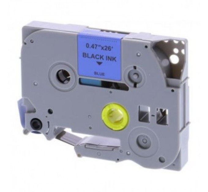 UKRMARK Стрічка для принтера етикеток UKRMARK RL-B-S-T531P-BK/BL, аналог TZES531. підвищеної адгезії 12 мм (900235)