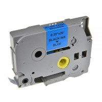 Стрічка для принтера етикеток UKRMARK RL-B-T521P-BK/BL, аналог TZE521. 9 мм х 8 м (900250)