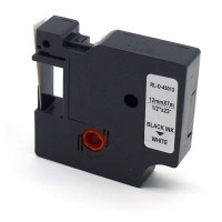 Стрічка для принтера етикеток UKRMARK RL-D-40915P-RE/WT, аналог DYMO S0720700, 9мм х 7м. (900292)