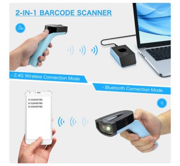 Netum Сканер штрих-коду Netum DS7500 2D (DS7500-NT0077)