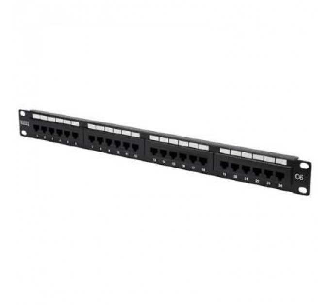 Assmann Патч-панель Digitus 19" 24хRJ-45 UTP cat. 6 в сборе (DN-91624U)