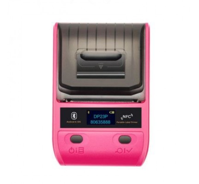 UKRMARK Принтер етикеток UKRMARK AT 10EW USB, Bluetooth, NFC, pink (900339)