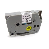 Стрічка для принтера етикеток UKRMARK трубка термозбіжна сумісна з HSE-231, 11,7мм х 1,5м, black on white (900382)