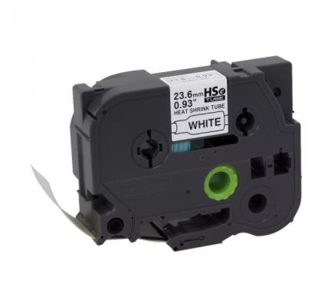 UKRMARK Стрічка для принтера етикеток UKRMARK B-HS251, термоусадочная трубка 23,6мм х 1,5м, black on white, совместимая с HSe251 (900533)