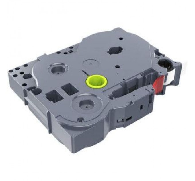 UKRMARK Стрічка для принтера етикеток UKRMARK B-T222P, ламінована, 9мм х 8м, red on white, аналог TZe222 (900553)