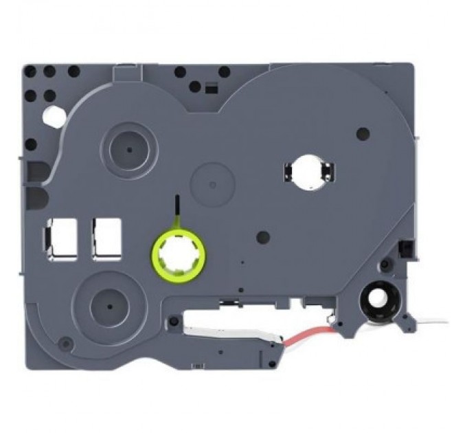 UKRMARK Стрічка для принтера етикеток UKRMARK B-T222P, ламінована, 9мм х 8м, red on white, аналог TZe222 (900553)