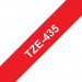 UKRMARK Стрічка для принтера етикеток UKRMARK B-T435P, ламінована, 12мм х 8м, white on red, аналог TZe435 (900784)