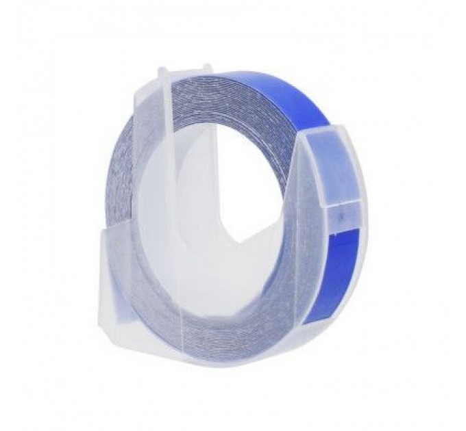 UKRMARK Стрічка для принтера етикеток UKRMARK D-520106-BL, 9 мм х 3 м, синя, аналог DYMO 520106 / S0898140 (900862)