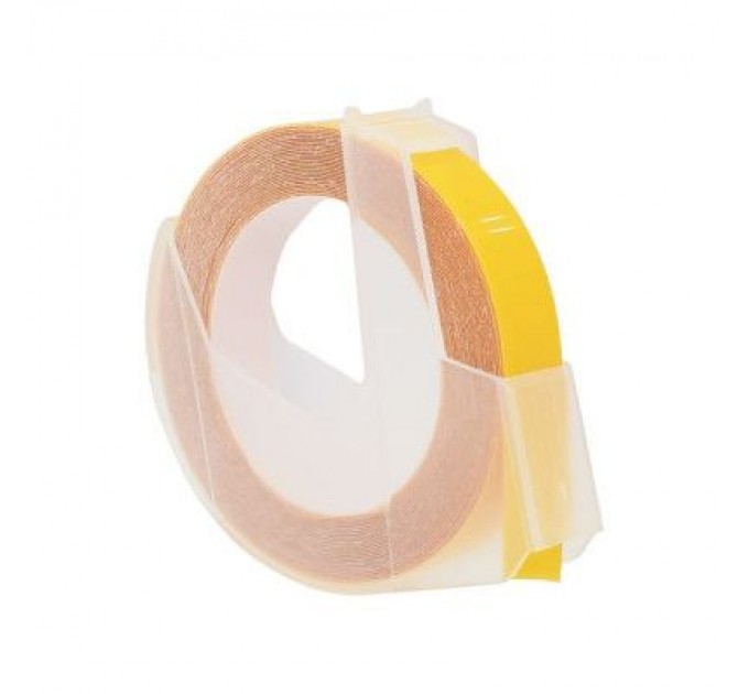 UKRMARK Стрічка для принтера етикеток UKRMARK D-520108-YE, 9 мм х 3 м, жовта, аналог DYMO 520108 / S0898170 (900861)