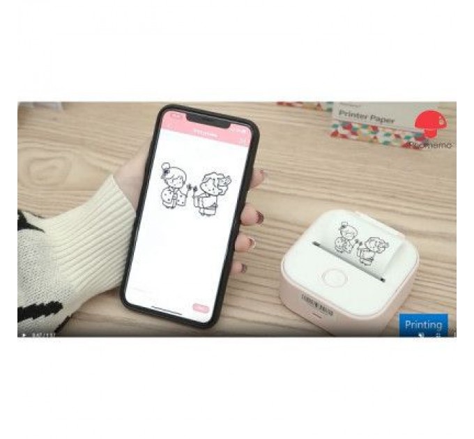 UKRMARK Принтер чеків UKRMARK P02BL Bluetooth, блакитний (900936)