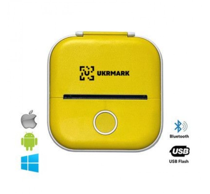 UKRMARK Принтер чеків UKRMARK P02YL Bluetooth, жовтий (900937)