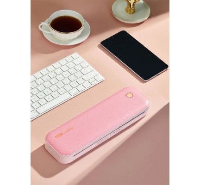 UKRMARK Принтер чеків UKRMARK A40PK А4, Bluetooth, USB, рожевий (900798)